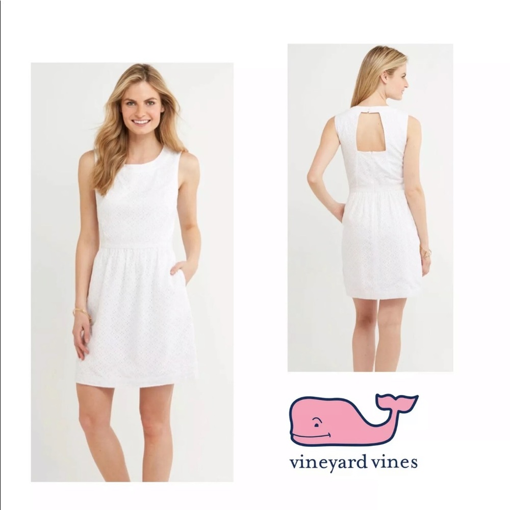 Vineyard Vines white eyelet dress- never worn